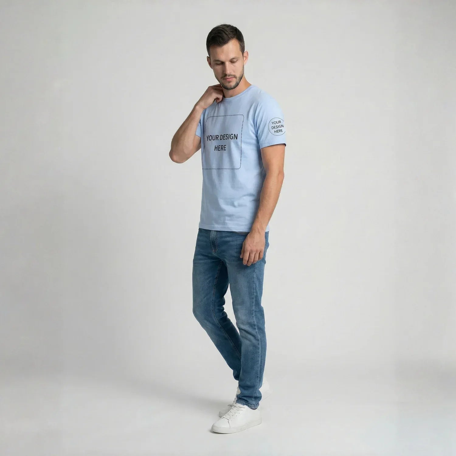 Custom Printed Regular Fit T-shirt (Light Tones) - Artaper