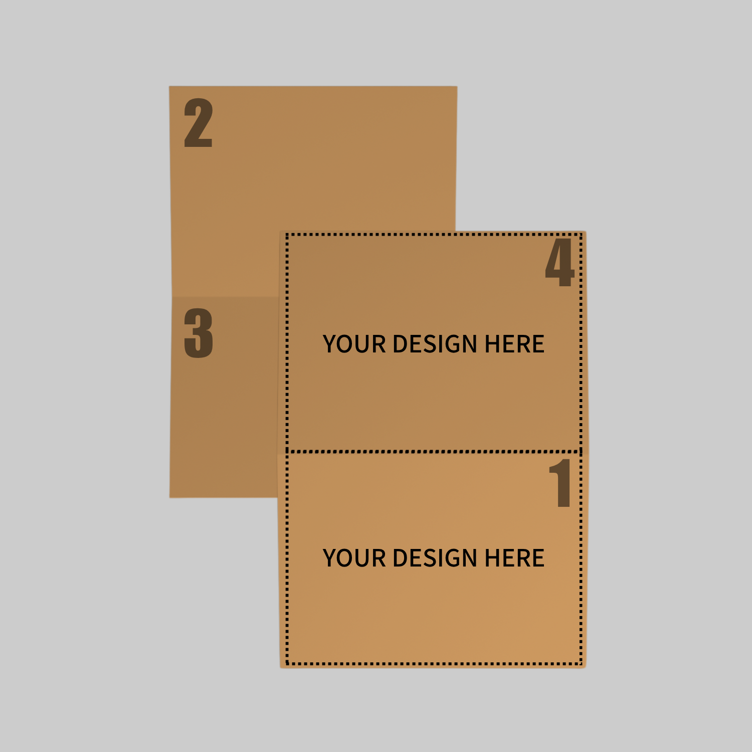 A5 - Custom Printed Half Fold Brochures