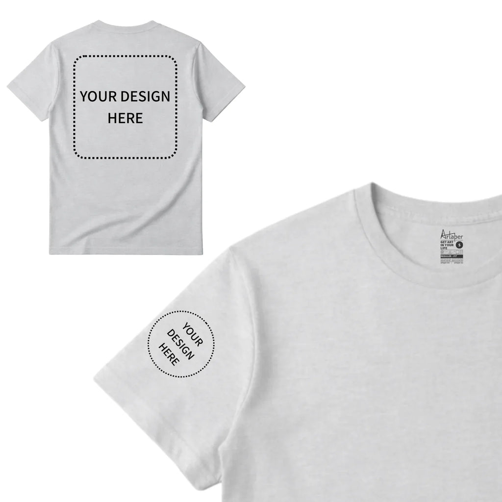 Custom Printed Regular Fit T-shirt - Artaper