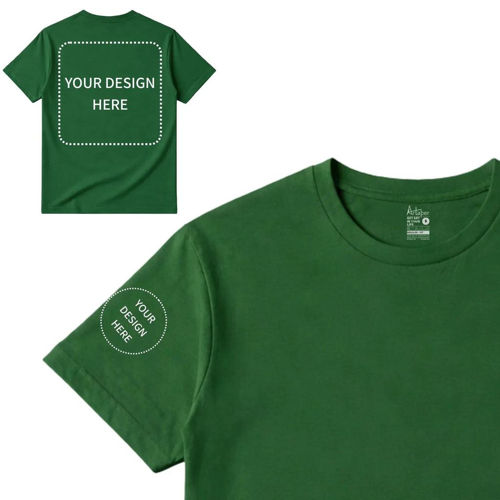 Custom Printed Regular Fit T-shirt - Artaper