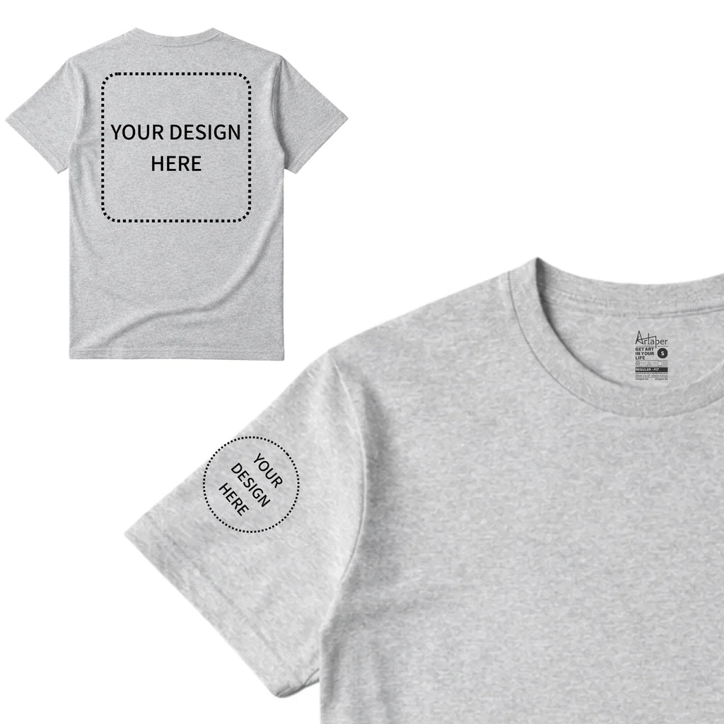 Custom Printed Regular Fit T-shirt - Artaper