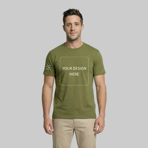 Custom Printed Regular Fit T-shirt (Dark Tones) - Artaper