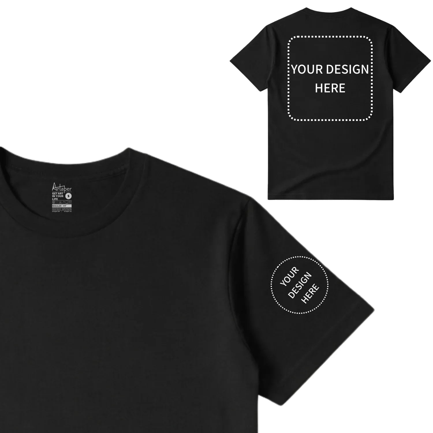 Custom Printed Regular Fit T-shirt - Artaper