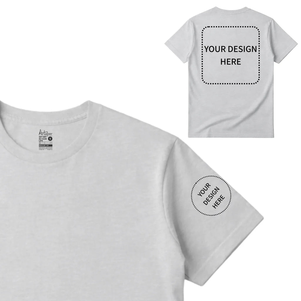 Custom Printed Regular Fit T-shirt - Artaper