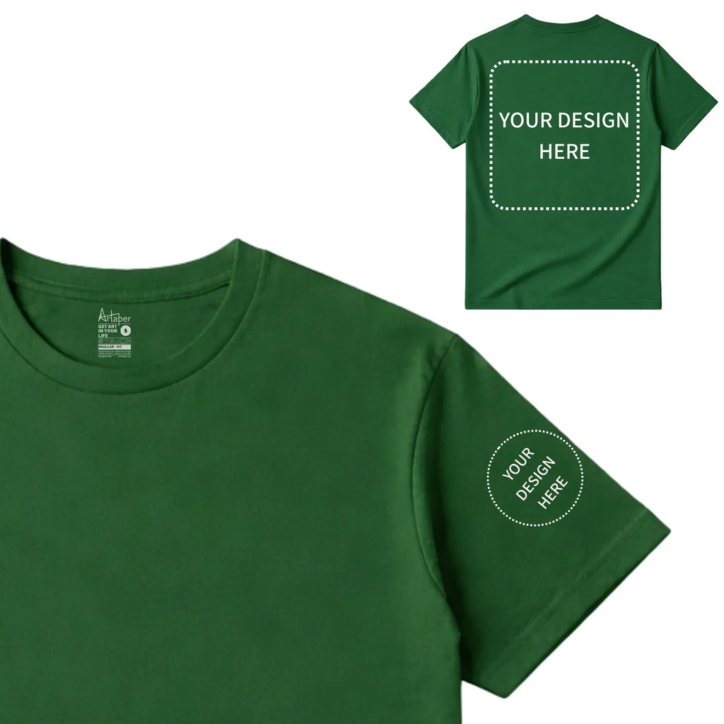 Custom Printed Regular Fit T-shirt - Artaper