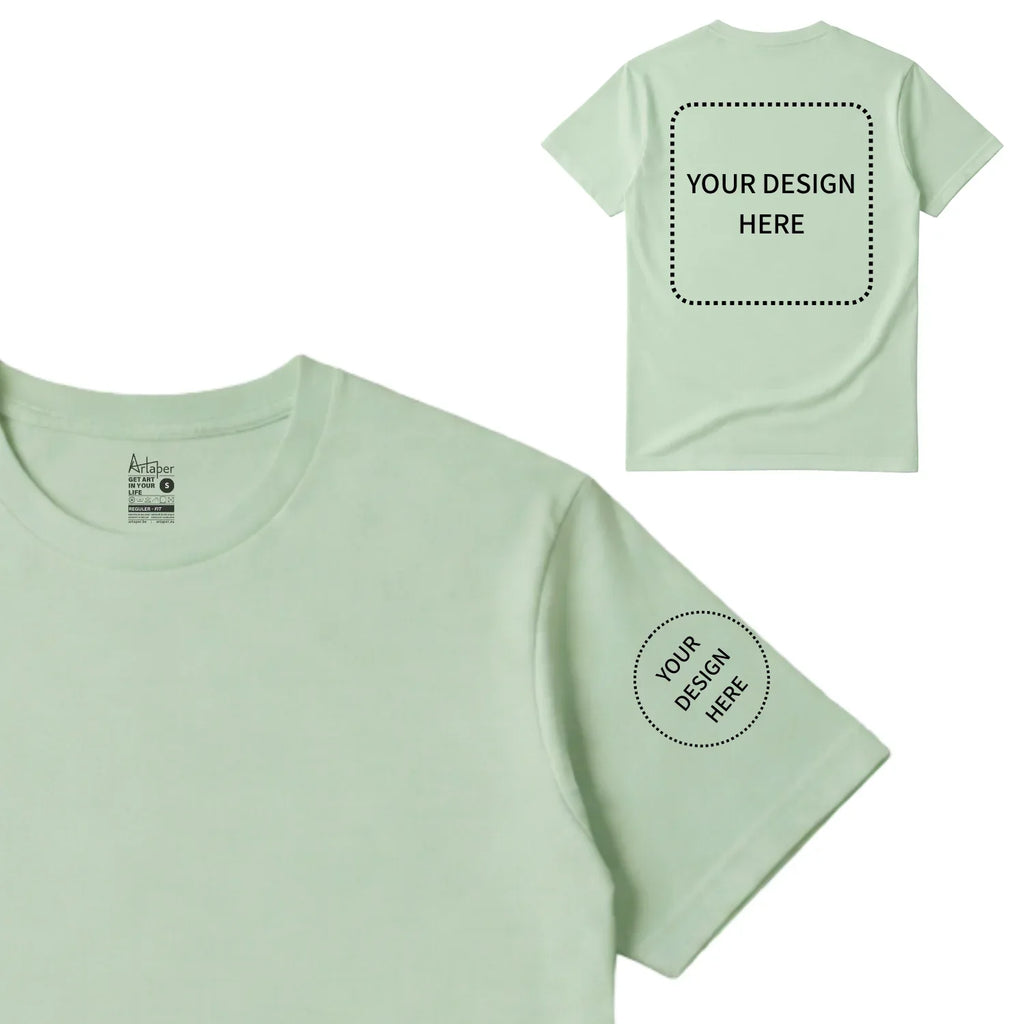 Custom Printed Regular Fit T-shirt - Artaper
