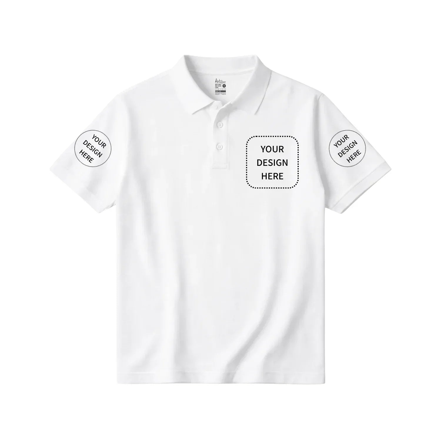 Custom Printed Short Sleeve Polos - Artaper