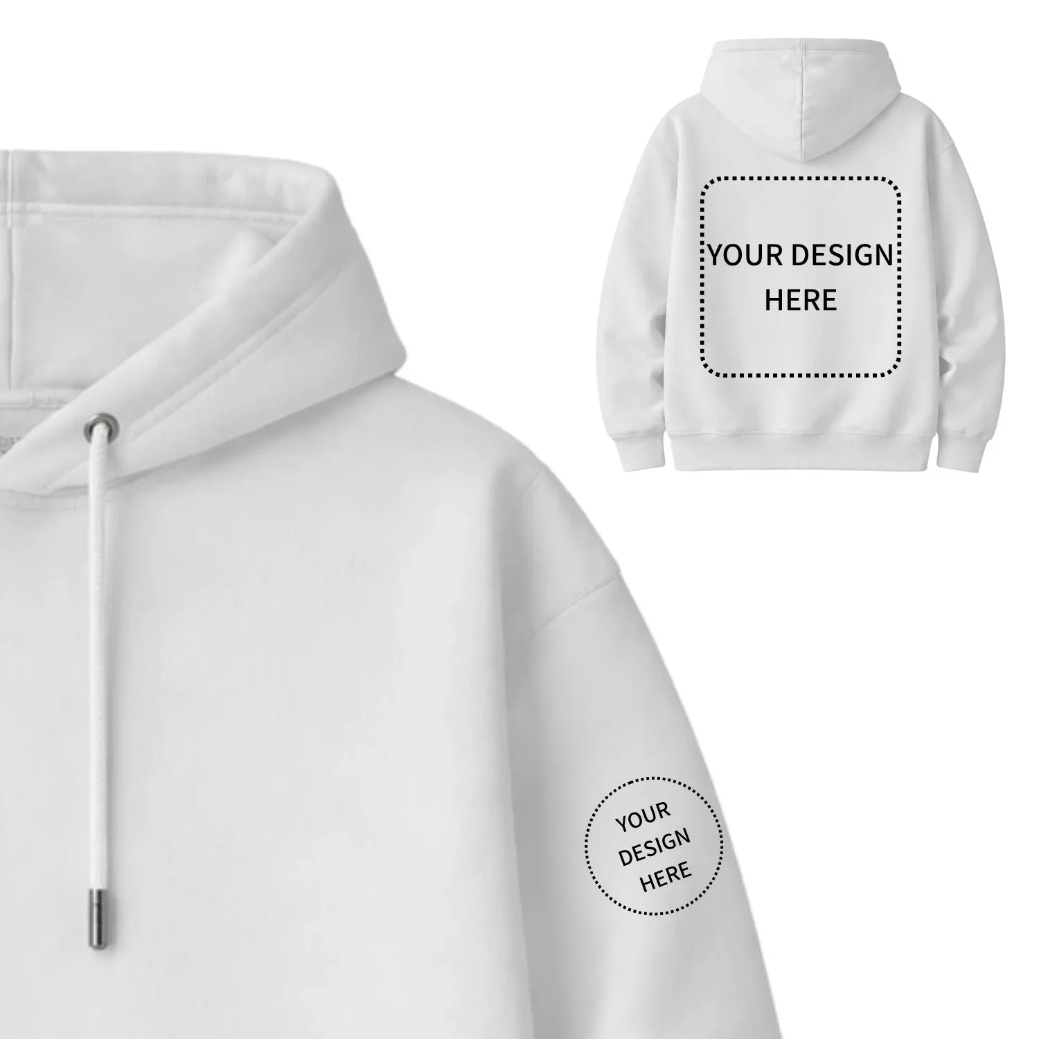 Custom Printed Regular Fit Hoodies