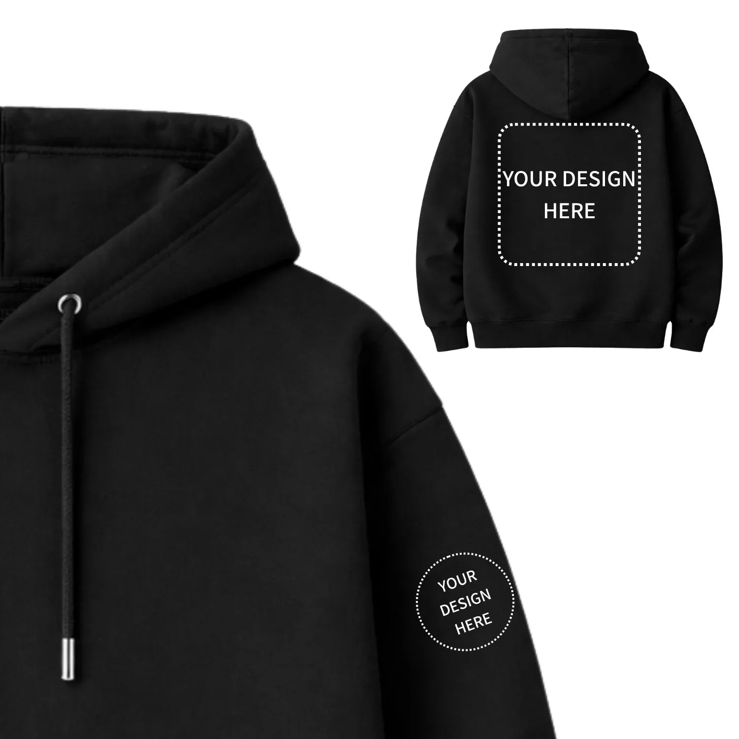 Custom Printed Regular Fit Hoodies