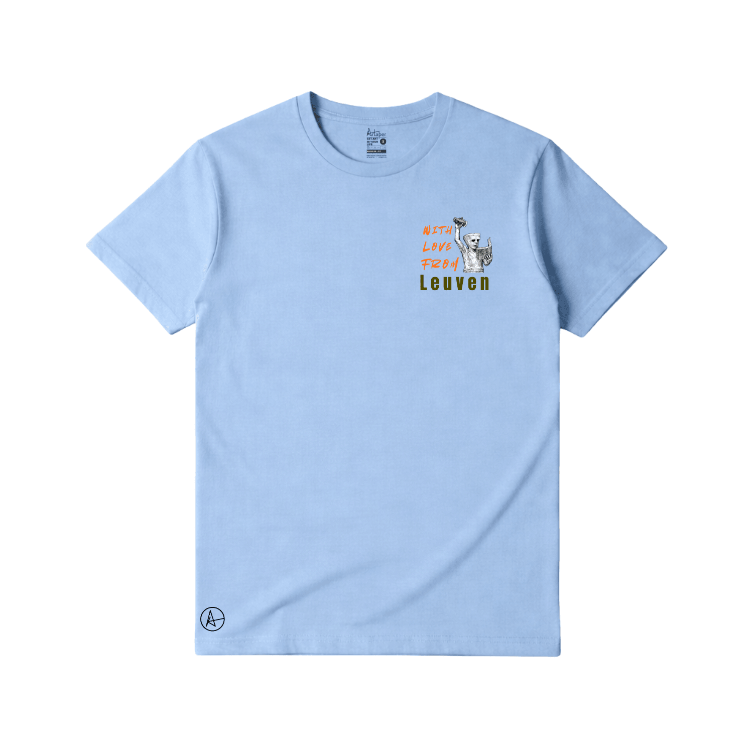 With Love From Leuven on Regular Fit T-shirts