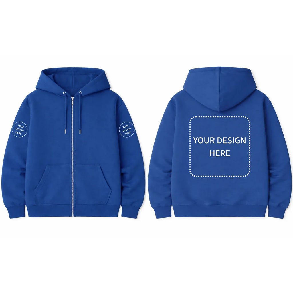 Custom Printed Regular Fit Hooded Jackets
