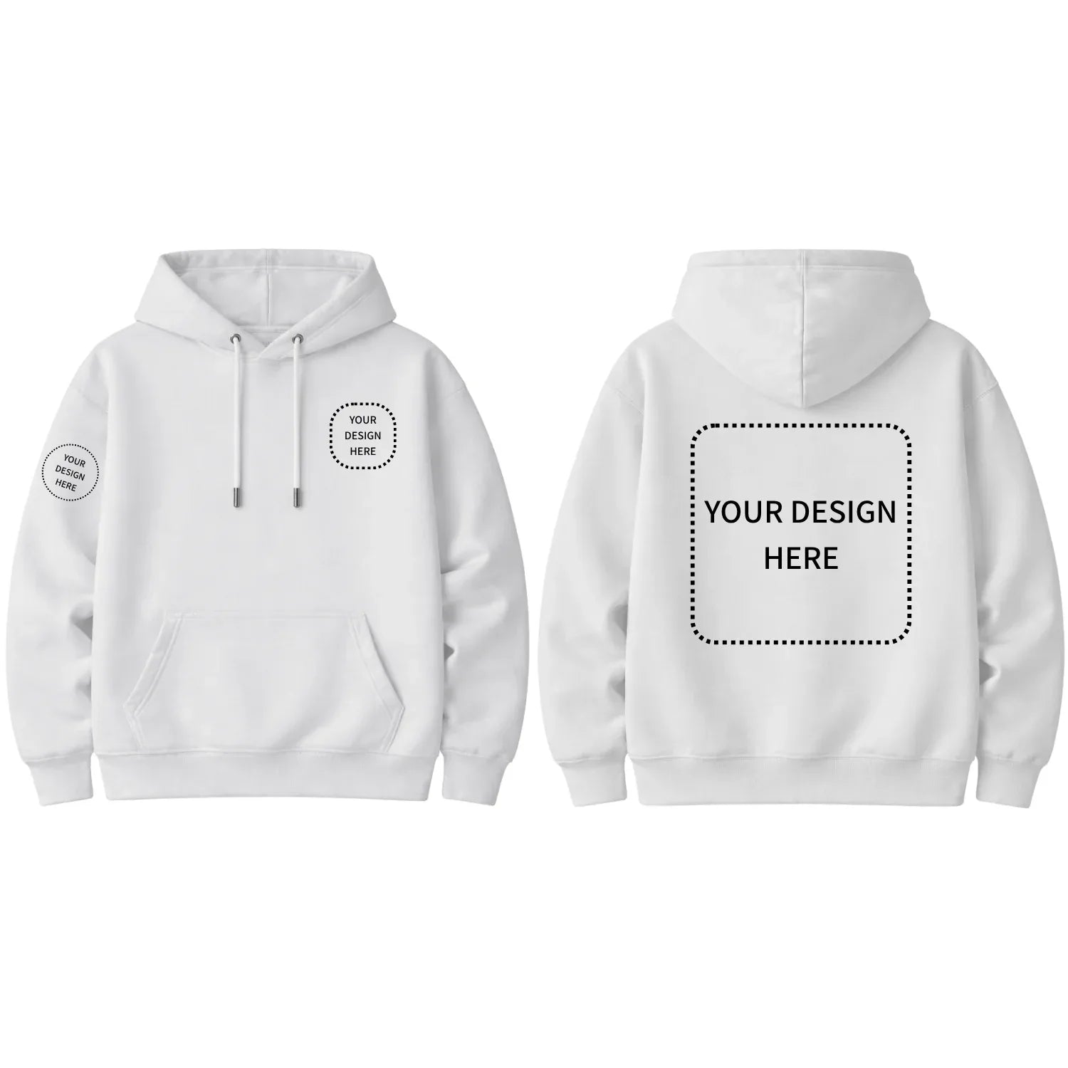 Custom Printed Regular Fit Hoodies