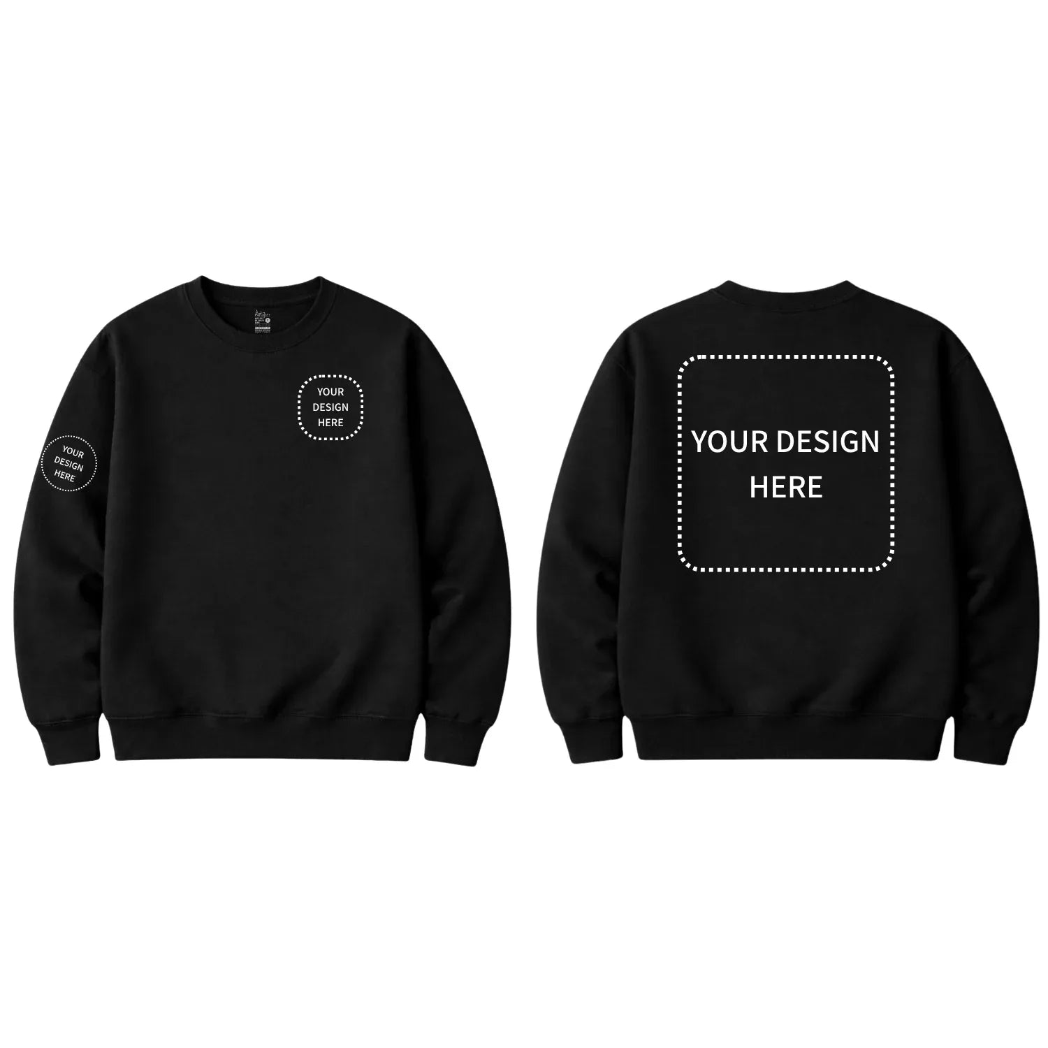 Custom Printed Round Neck Sweatshirts