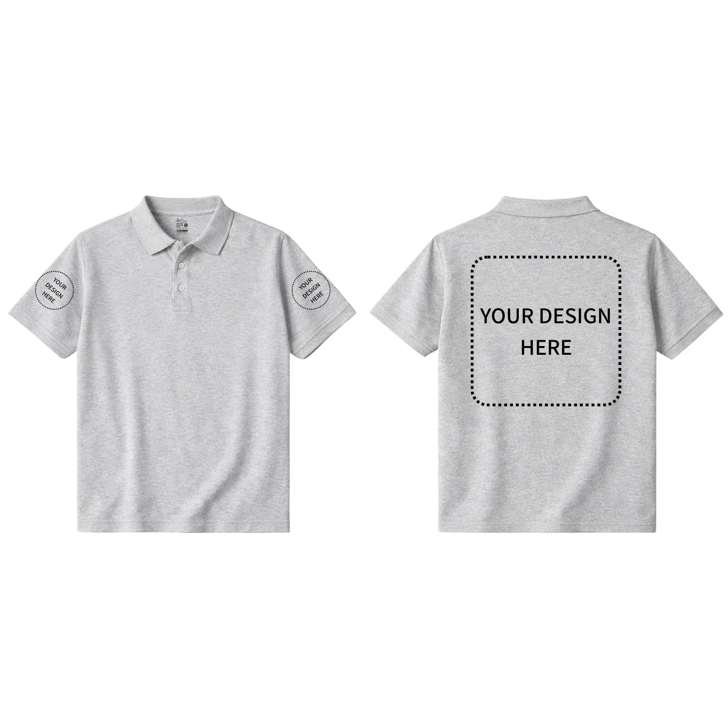 Custom Printed Short Sleeve Polos - Artaper