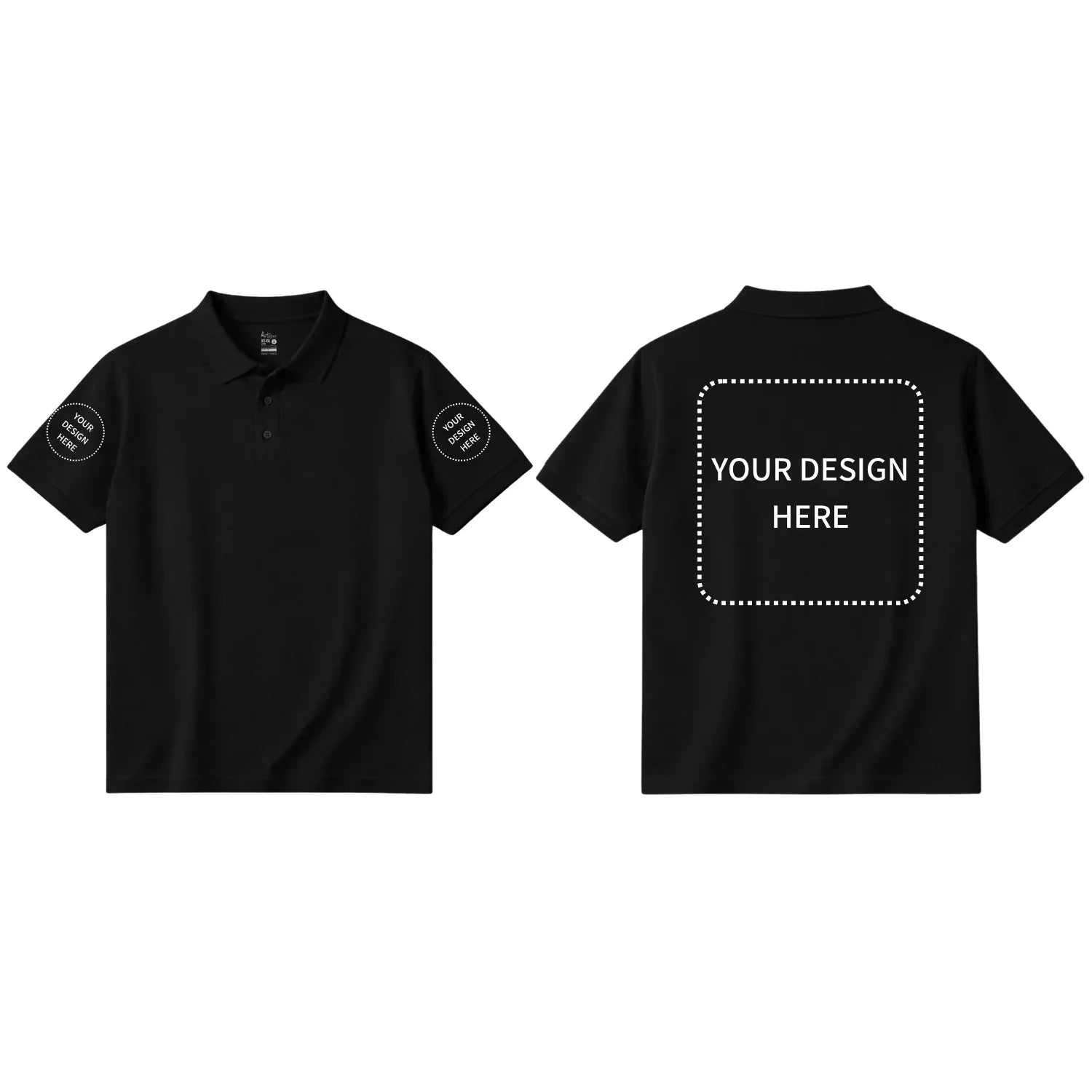 Custom Printed Short Sleeve Polos - Artaper