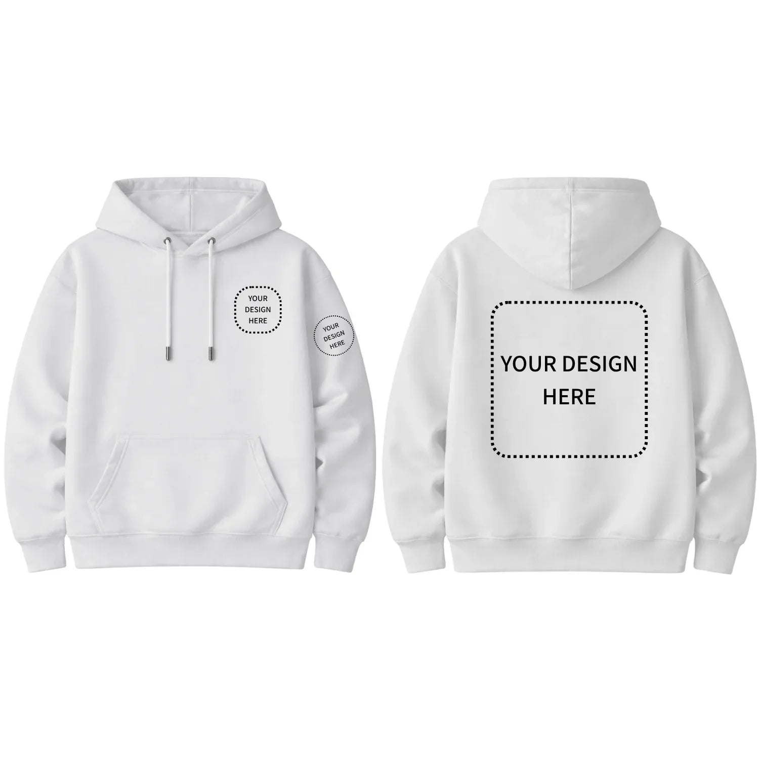 Custom Printed Regular Fit Hoodies