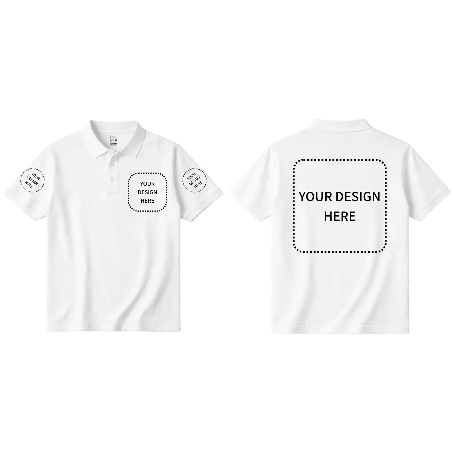 Custom Printed Short Sleeve Polos - Artaper