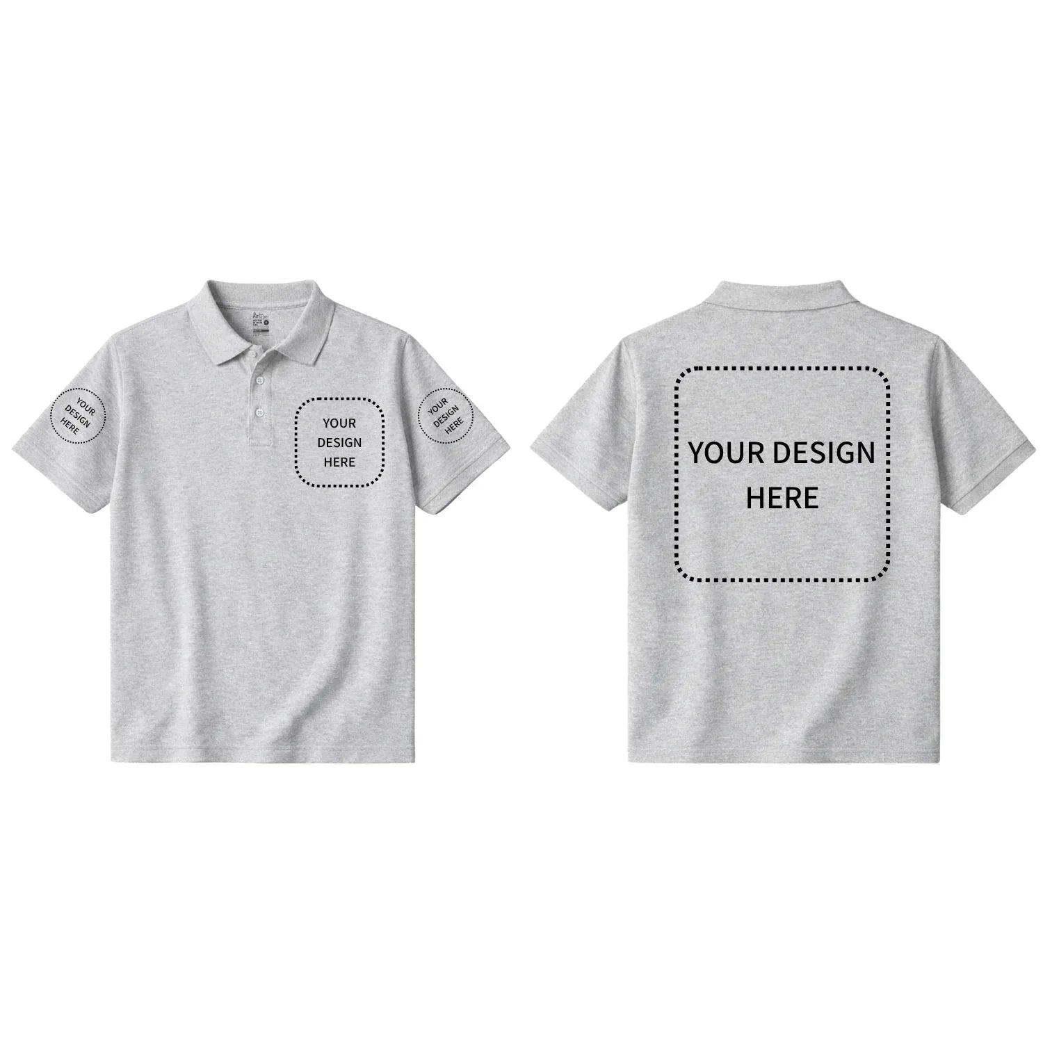 Custom Printed Short Sleeve Polos - Artaper