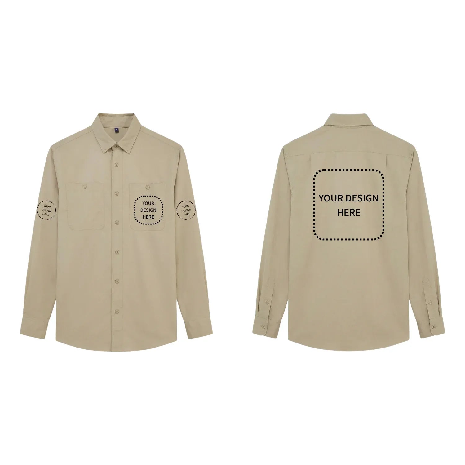 Custom Printed Full Sleeve Shirts with Pockets