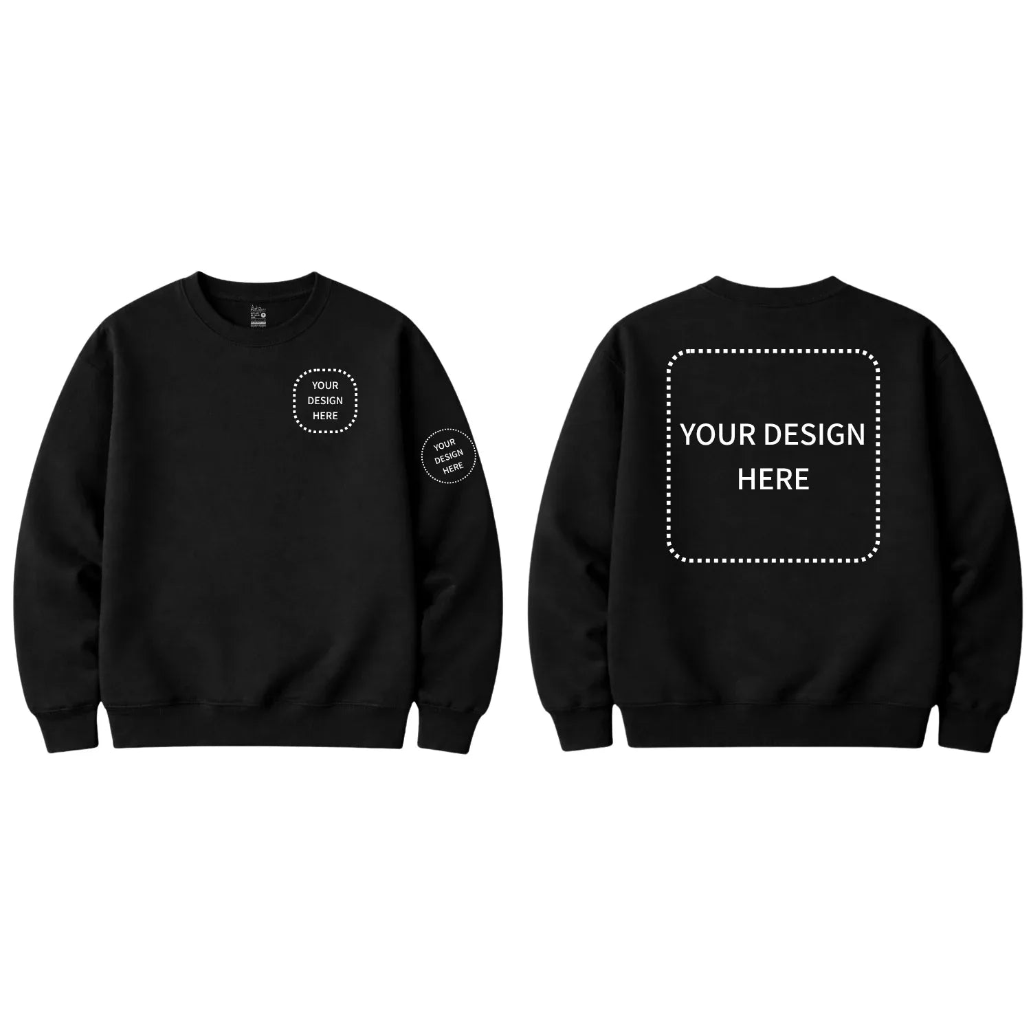 Custom Printed Round Neck Sweatshirts
