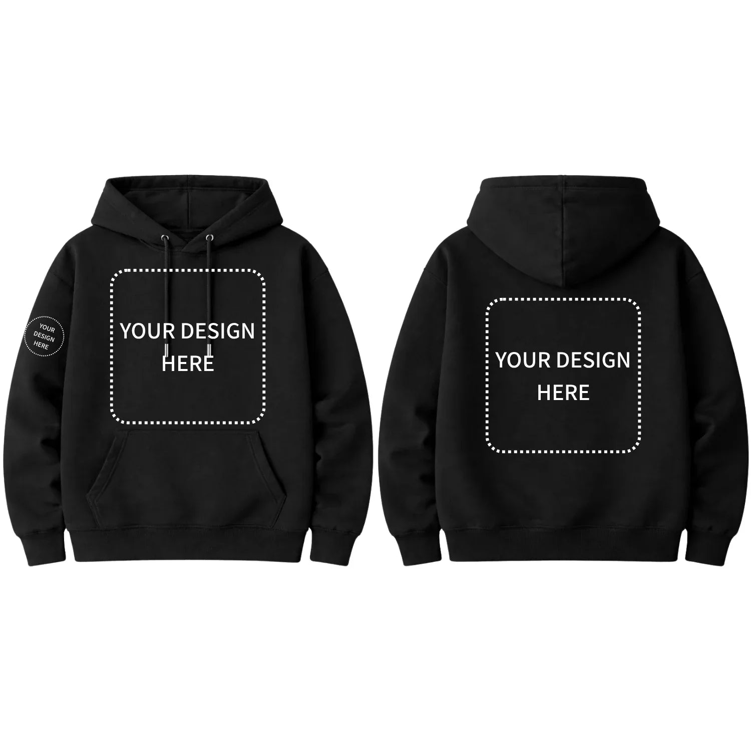 Custom Printed Regular Fit Hoodies