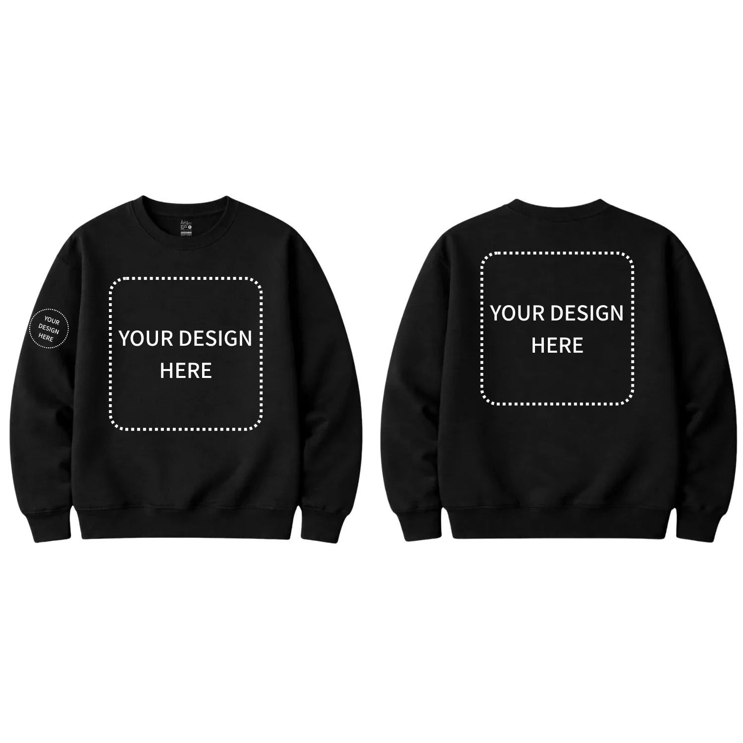 Custom Printed Round Neck Sweatshirts