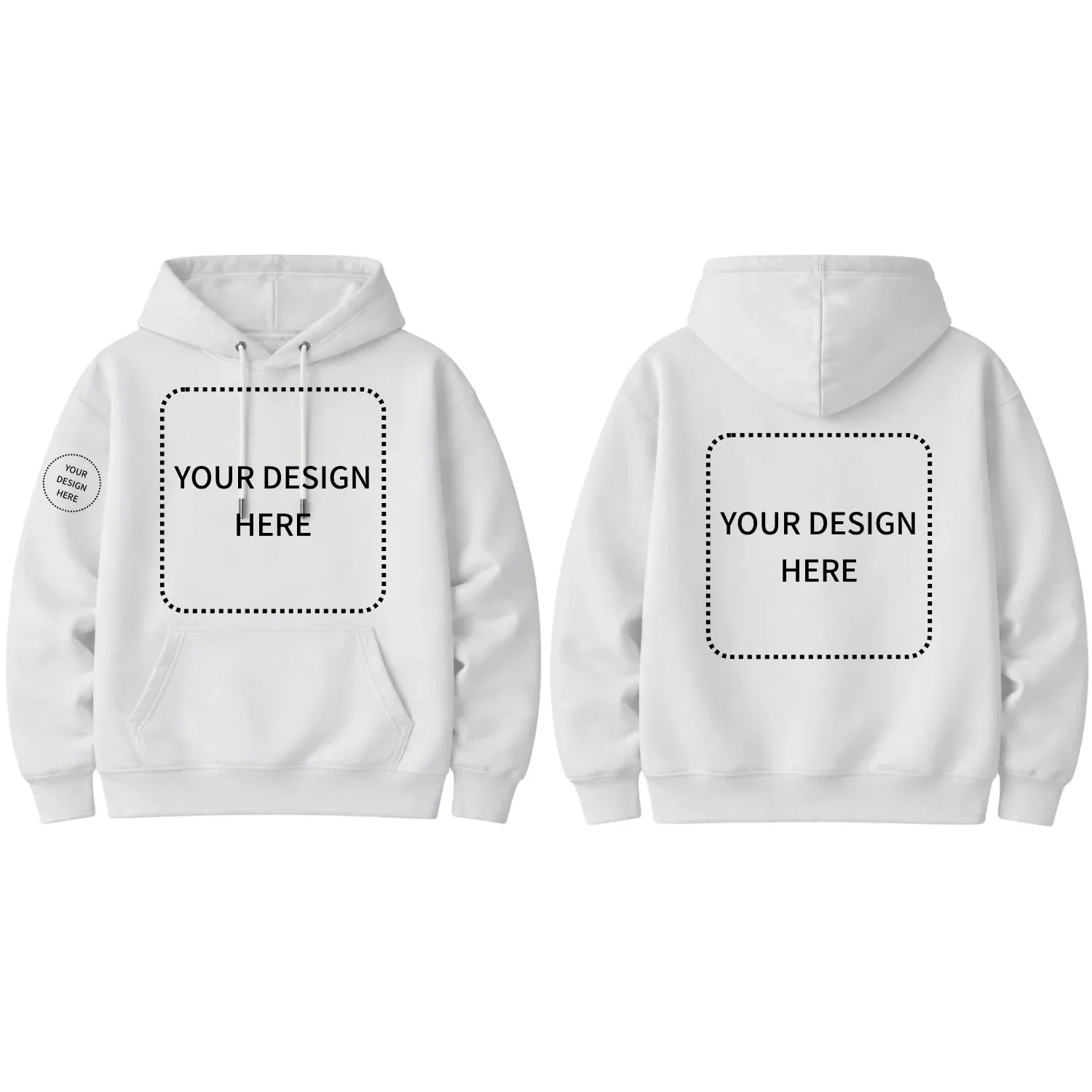 Custom Printed Regular Fit Hoodies