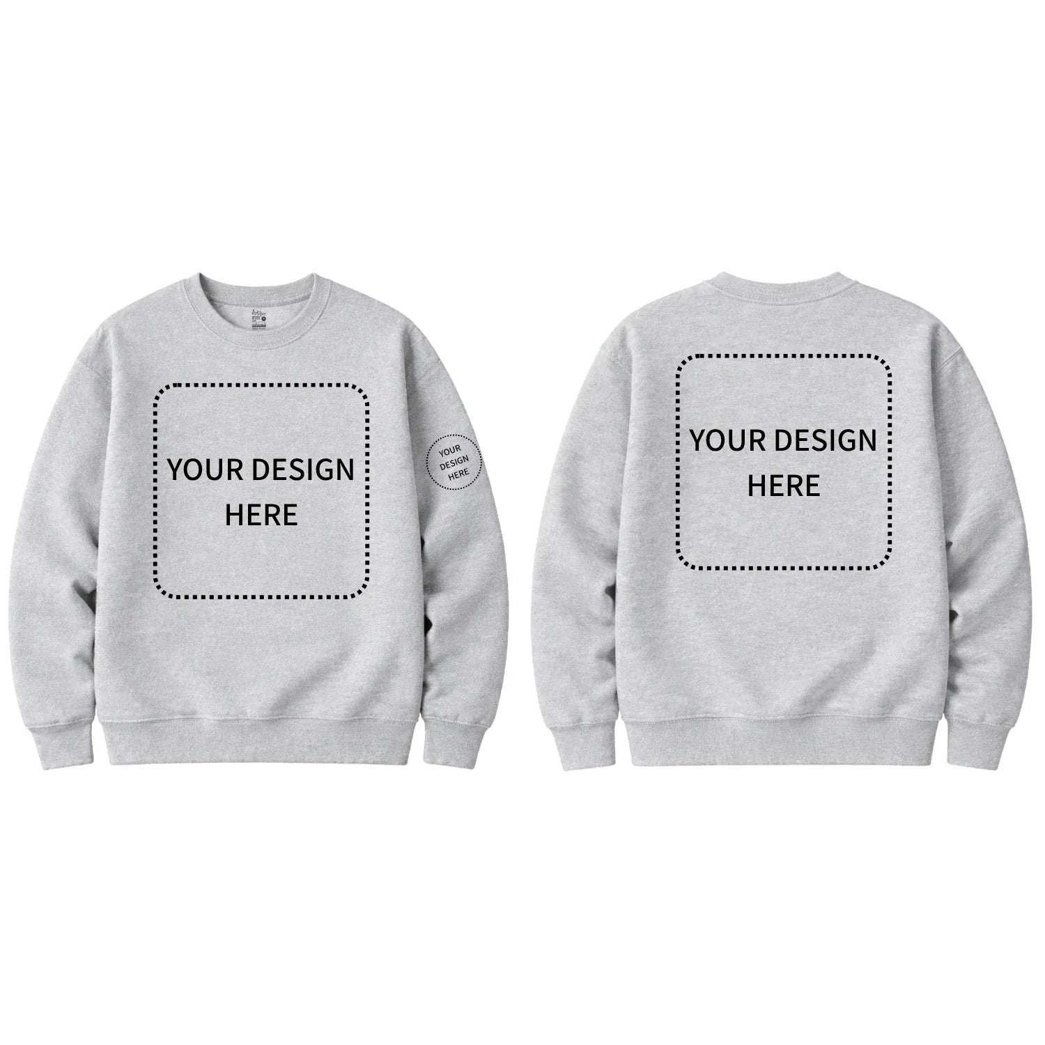 Custom Printed Round Neck Sweatshirts