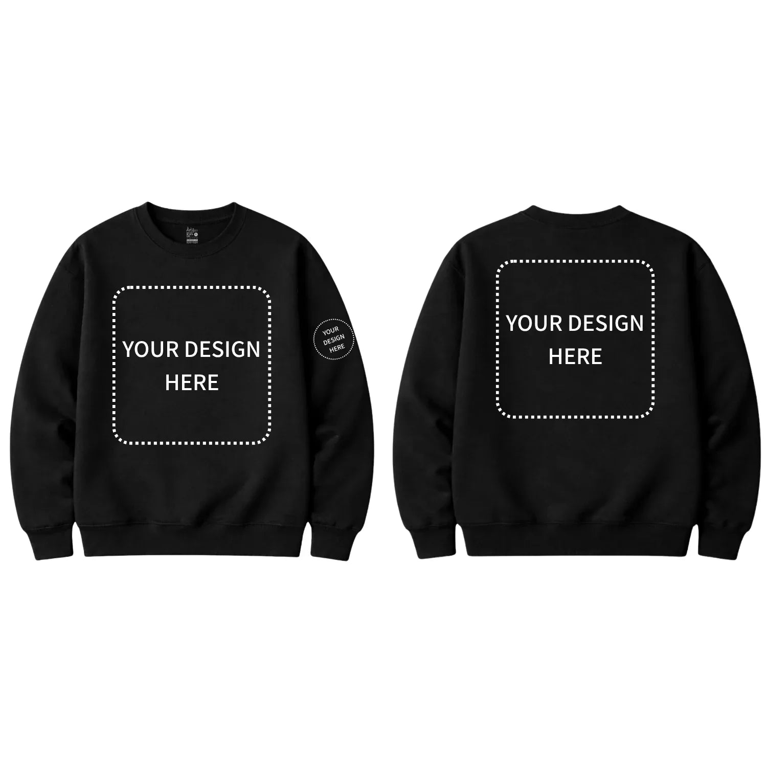 Custom Printed Round Neck Sweatshirts