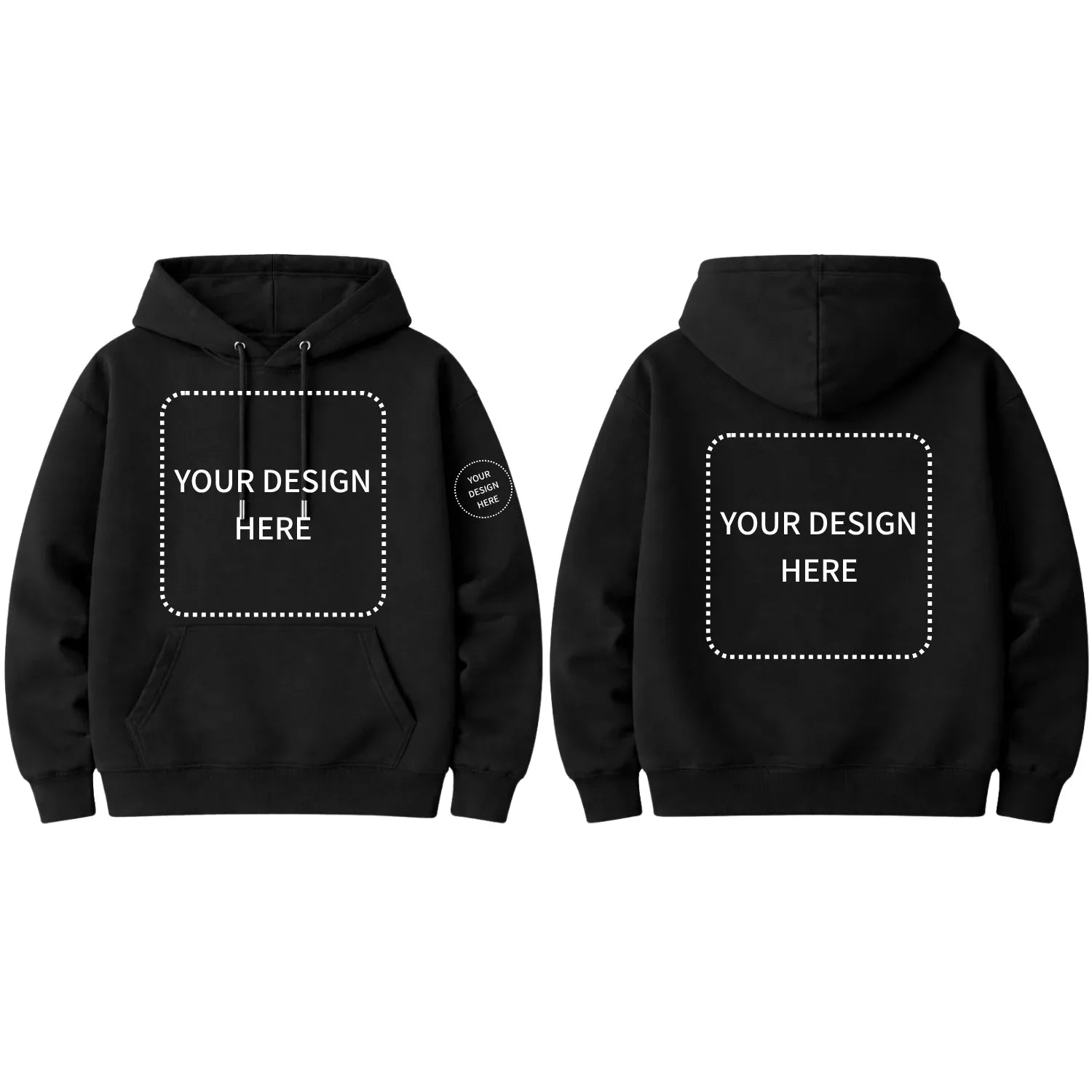 Custom Printed Regular Fit Hoodies