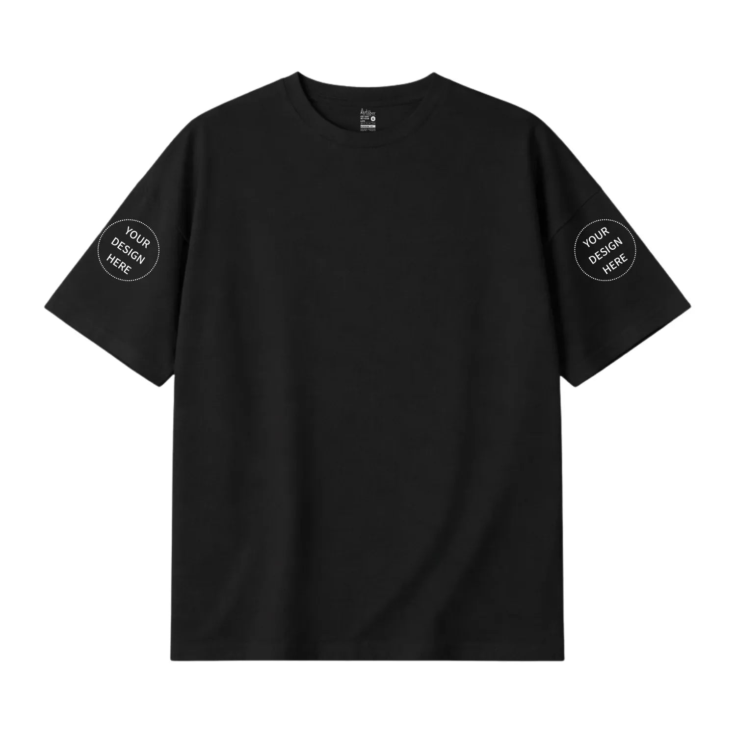 Custom Printed Oversized Drop Shoulder T-shirts - Artaper