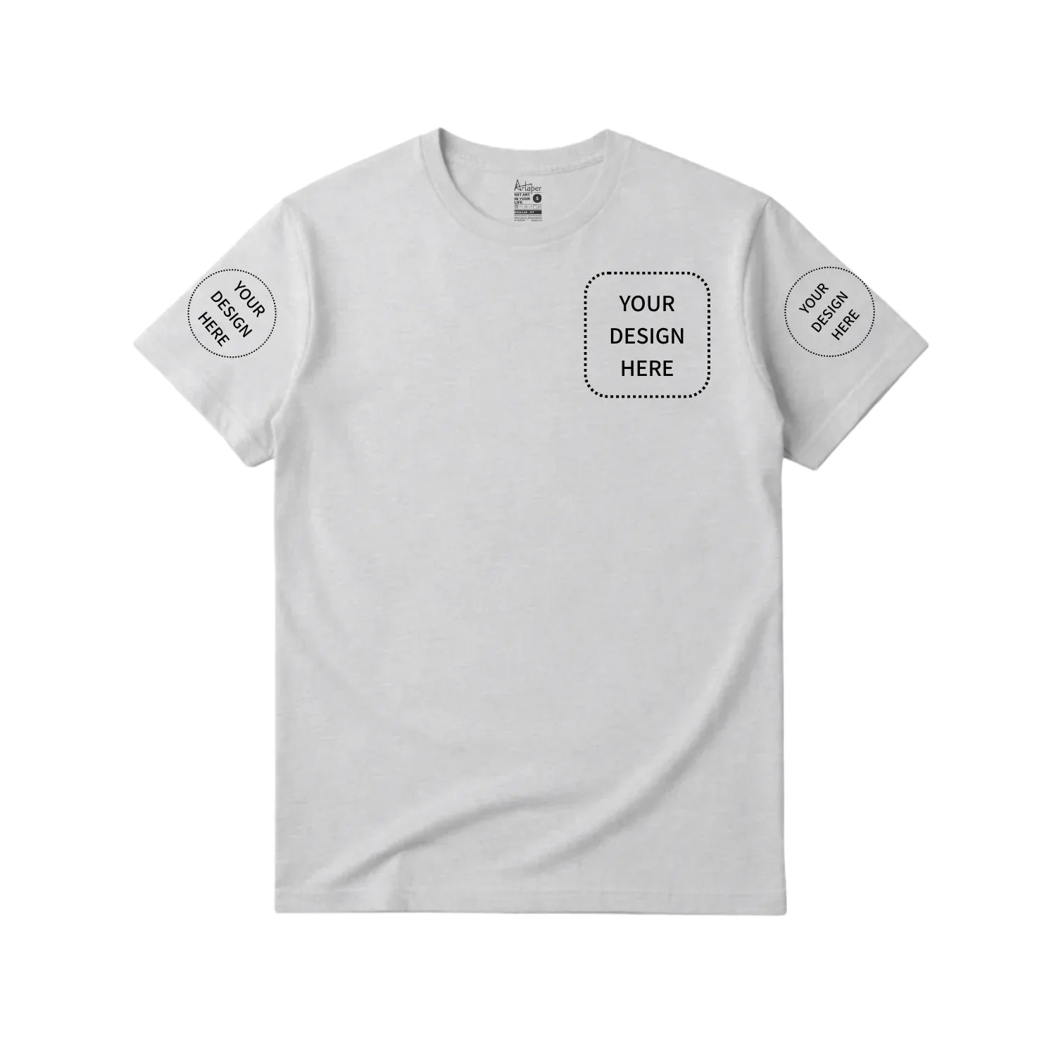 Custom Printed Regular Fit T-shirt - Artaper