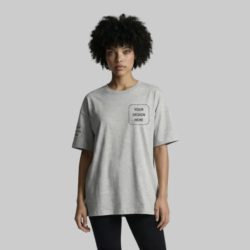 Custom Printed Oversized Drop Shoulder T-shirts - Artaper