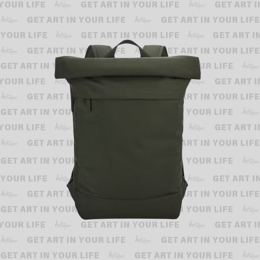 ROLL TOP BACKPACK - Pine Green