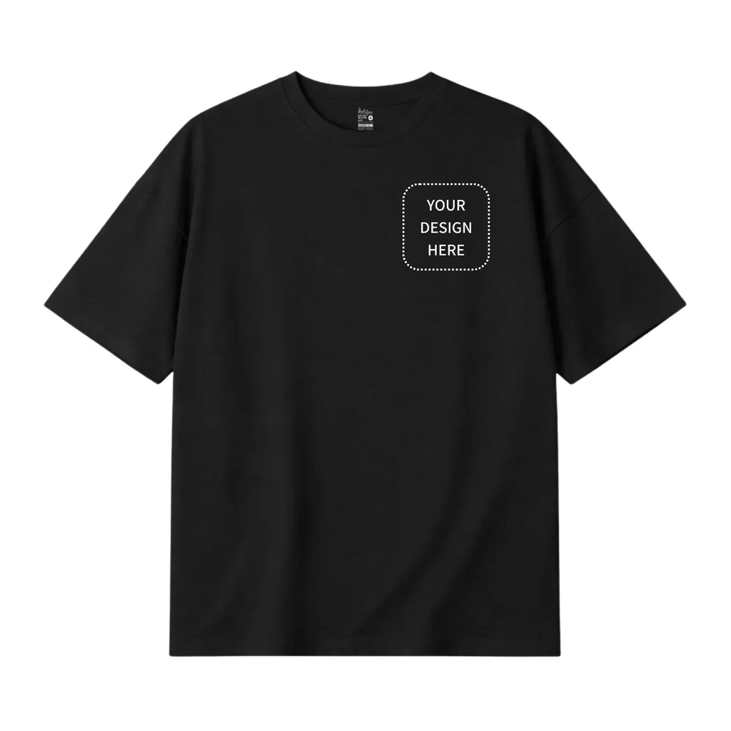 Custom Printed Oversized Drop Shoulder T-shirts - Artaper