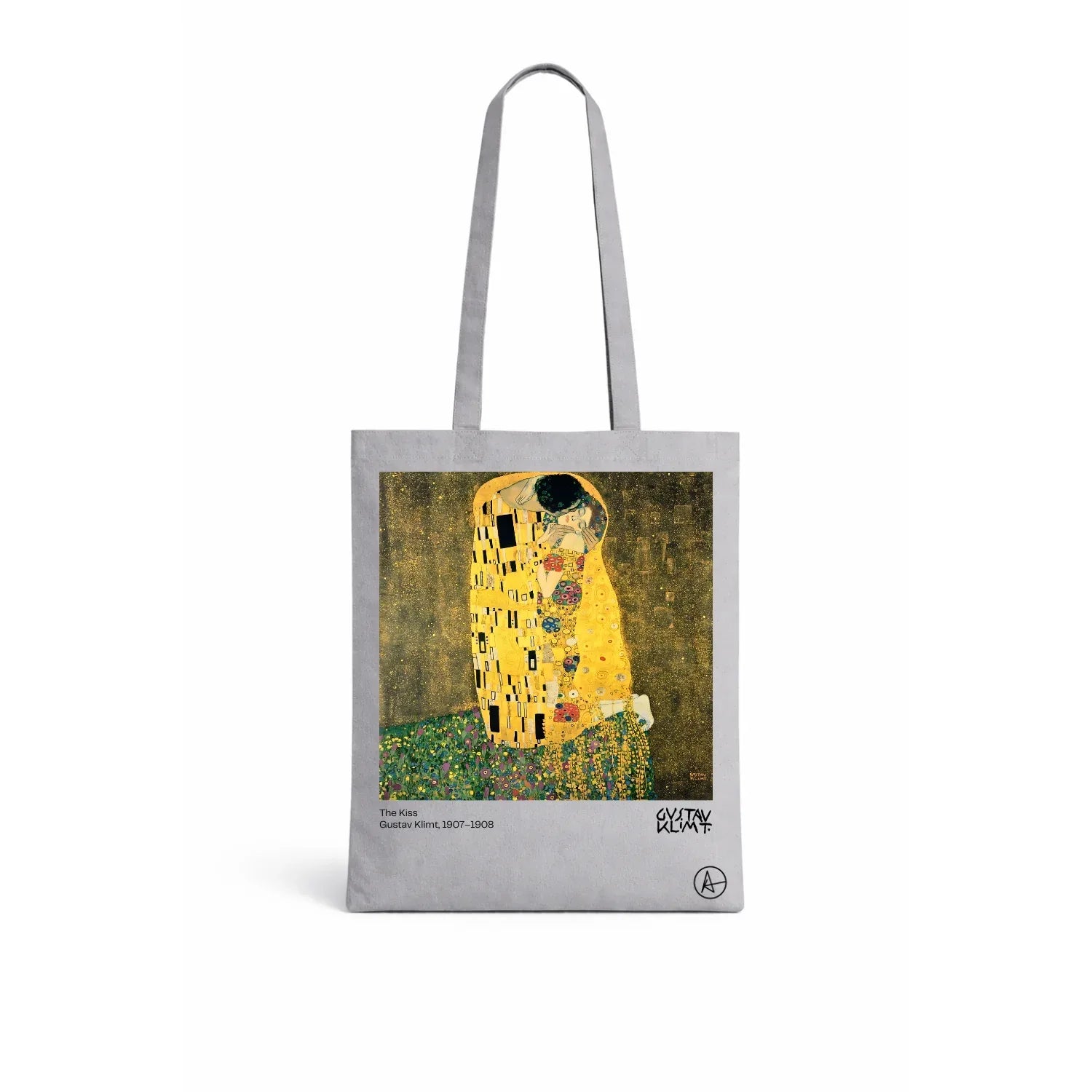 The Kiss on Cotton Tote Bags