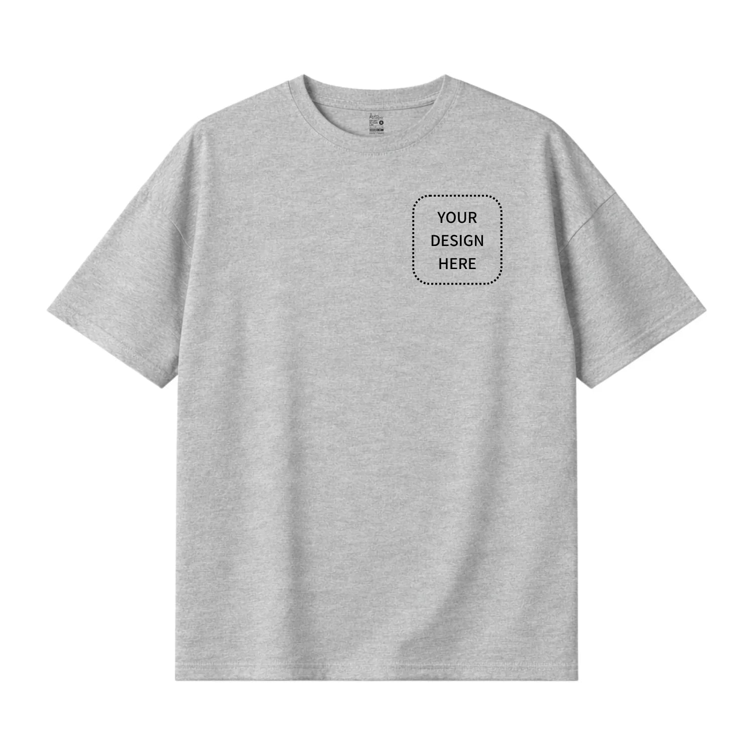 Custom Printed Oversized Drop Shoulder T-shirts - Artaper