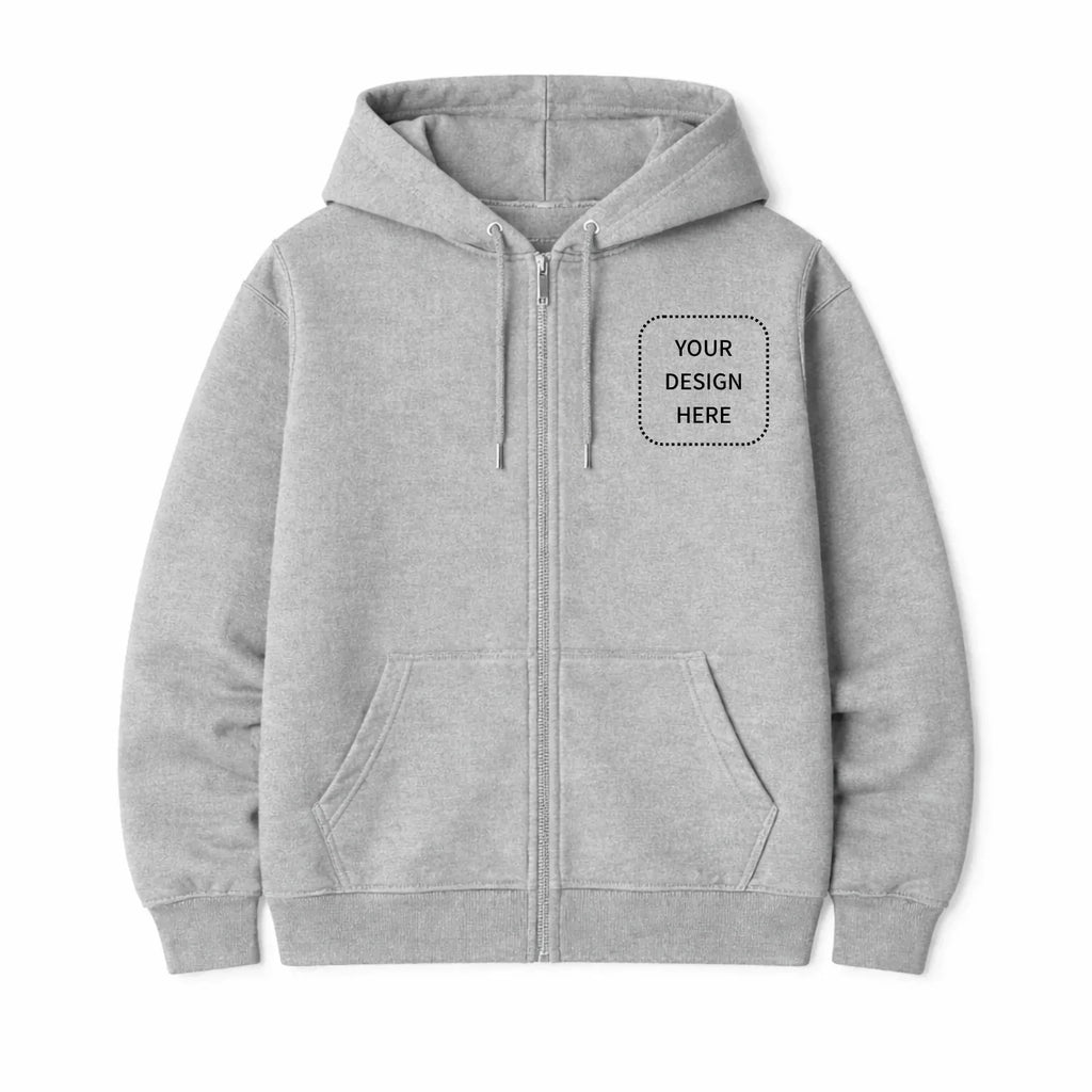 Custom Printed Regular Fit Hooded Jackets