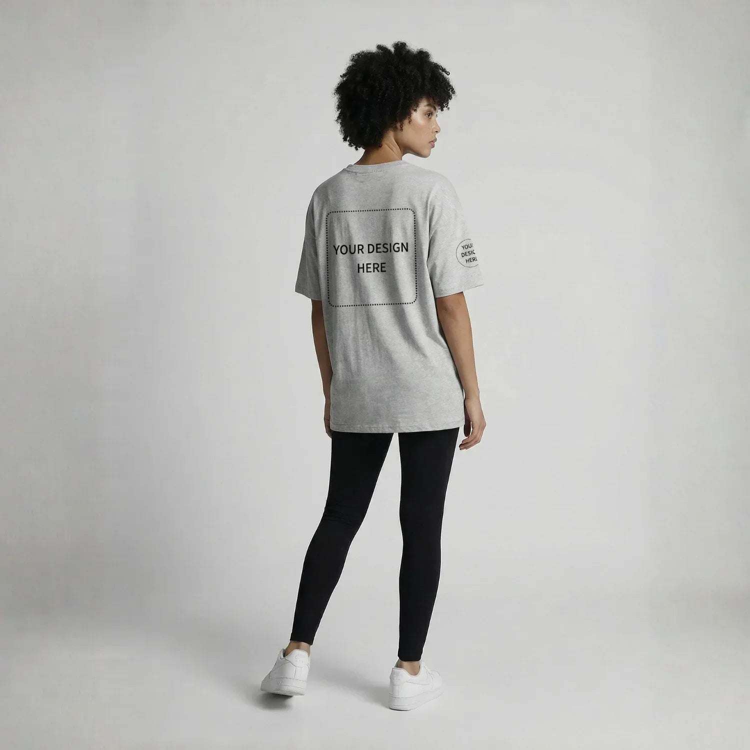 Custom Printed Oversized Drop Shoulder T-shirts - Artaper