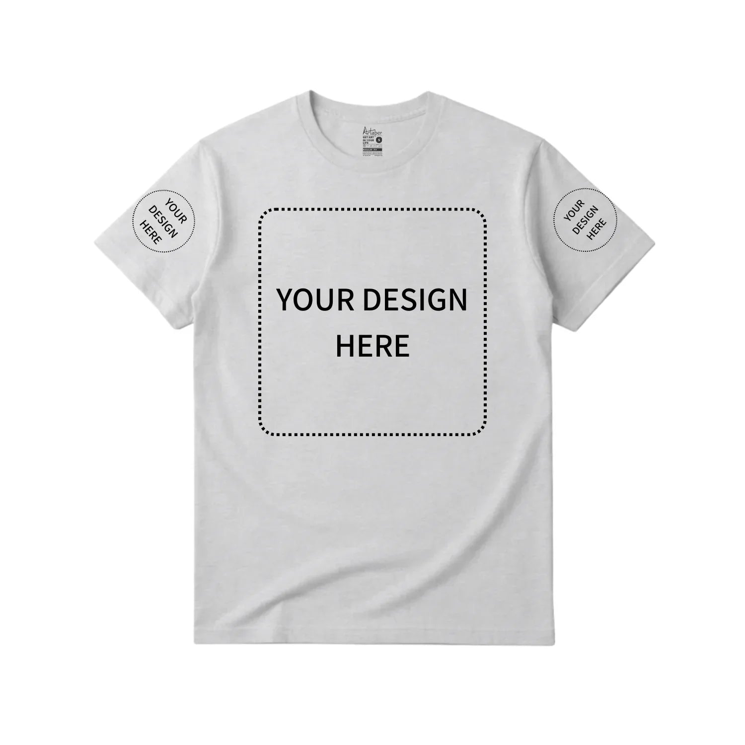 Custom Printed Regular Fit T-shirt - Artaper