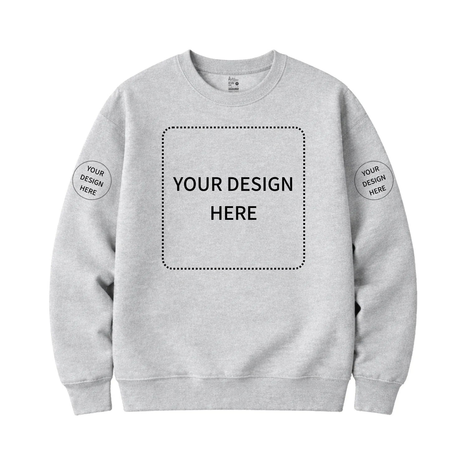 Custom Printed Round Neck Sweatshirts