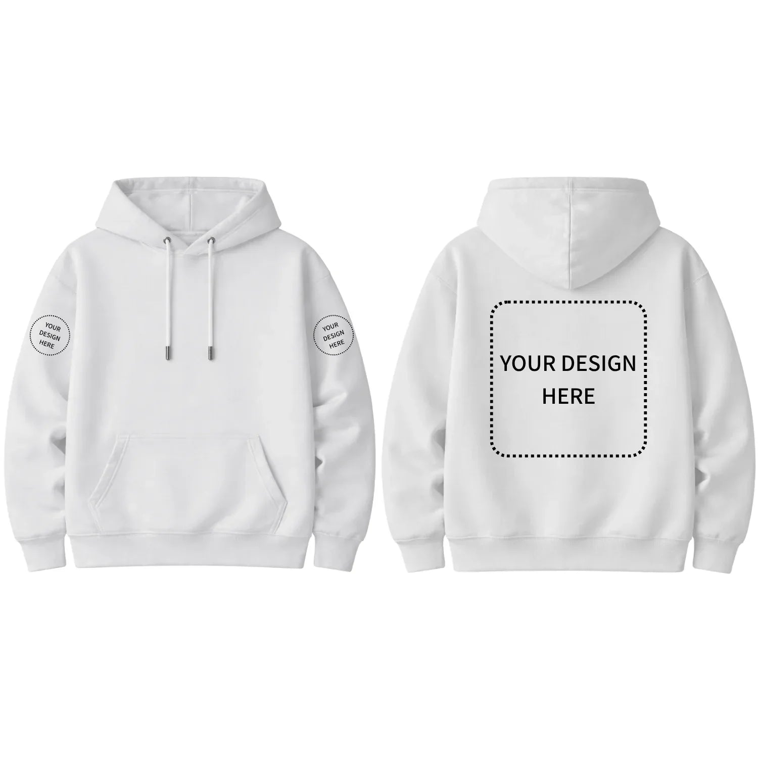 Custom Printed Regular Fit Hoodies