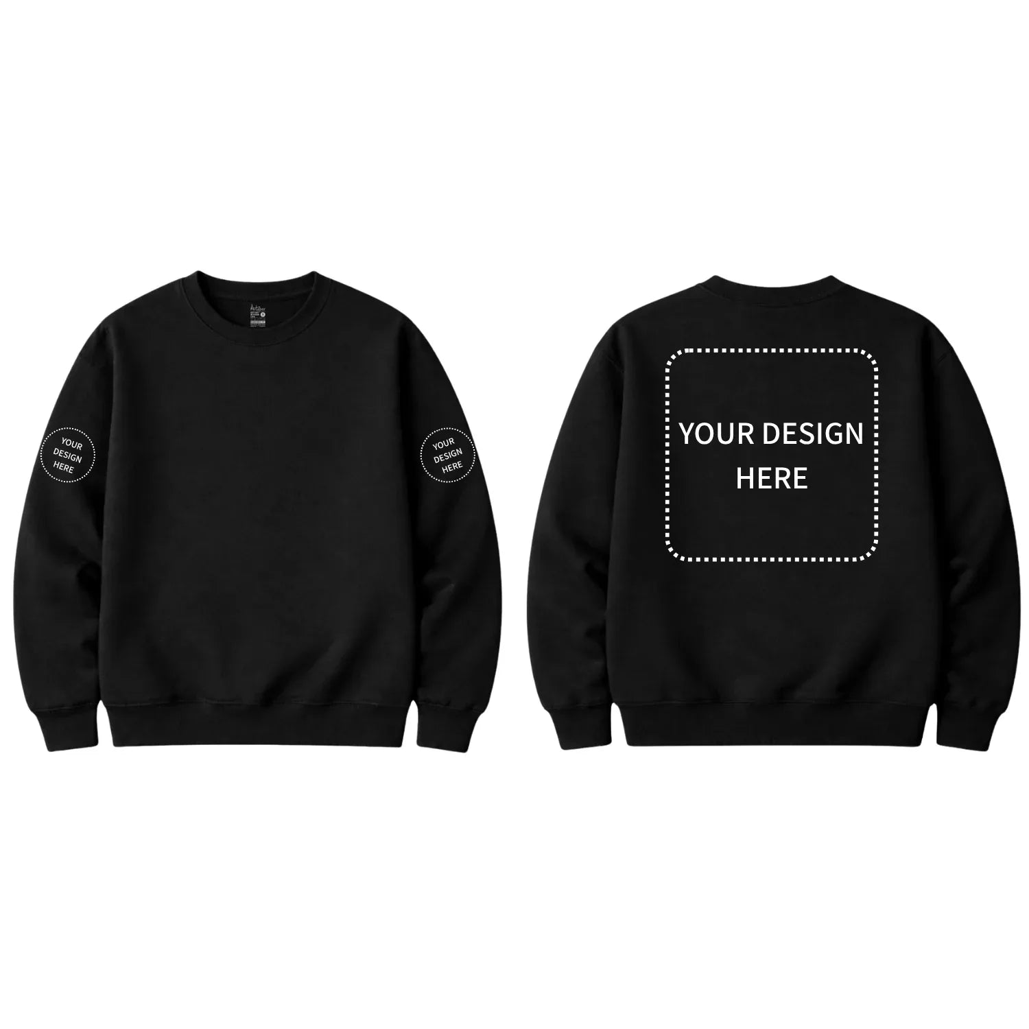 Custom Printed Round Neck Sweatshirts