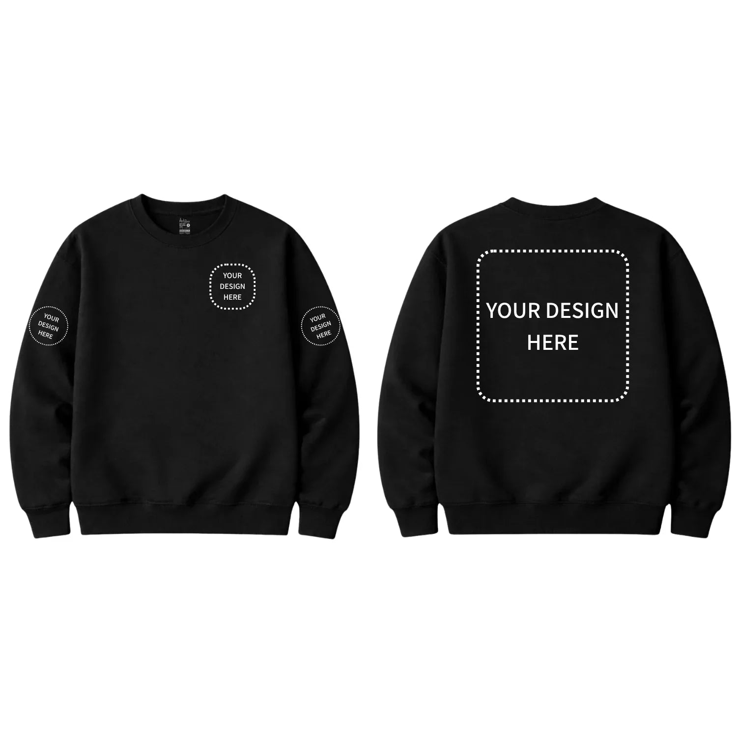 Custom Printed Round Neck Sweatshirts