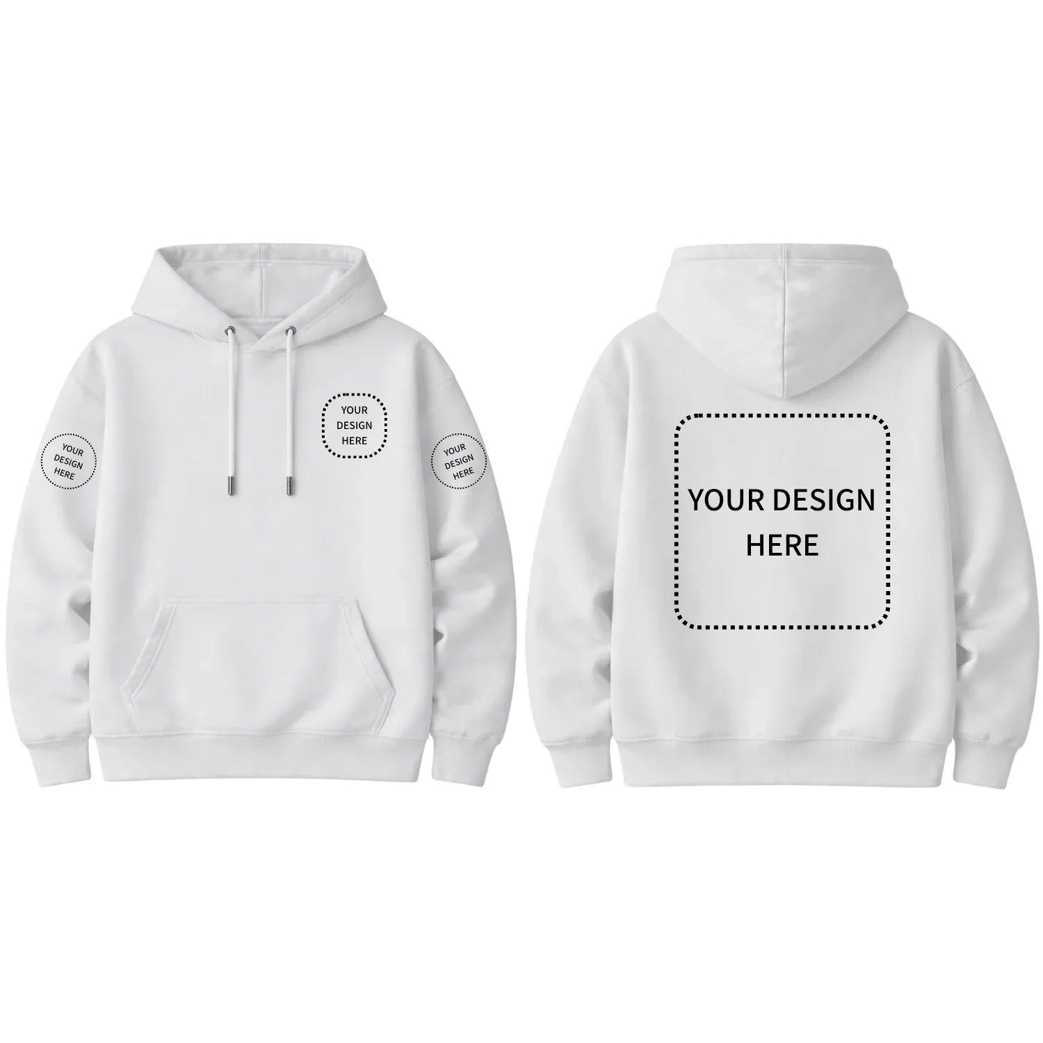 Custom Printed Regular Fit Hoodies