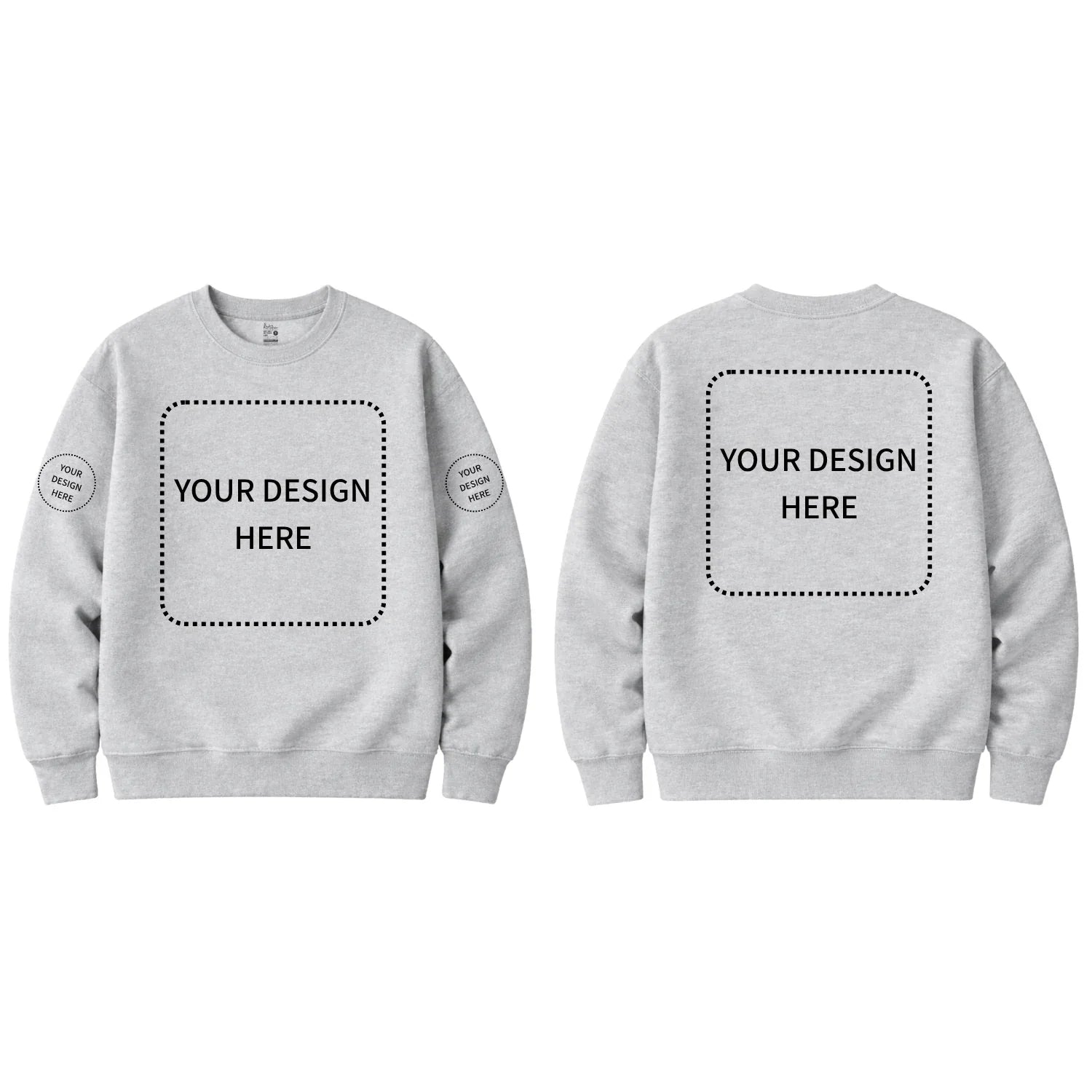 Custom Printed Round Neck Sweatshirts