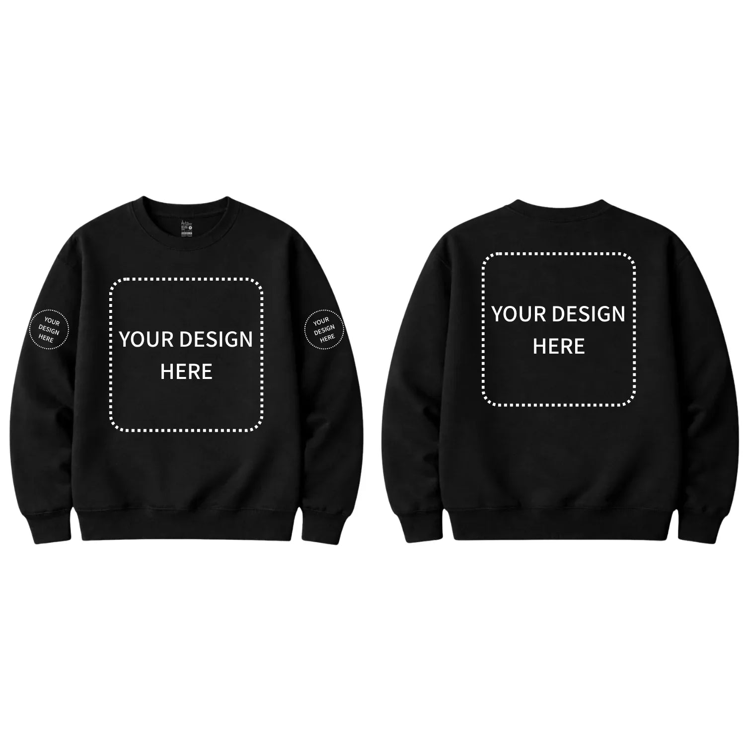 Custom Printed Round Neck Sweatshirts