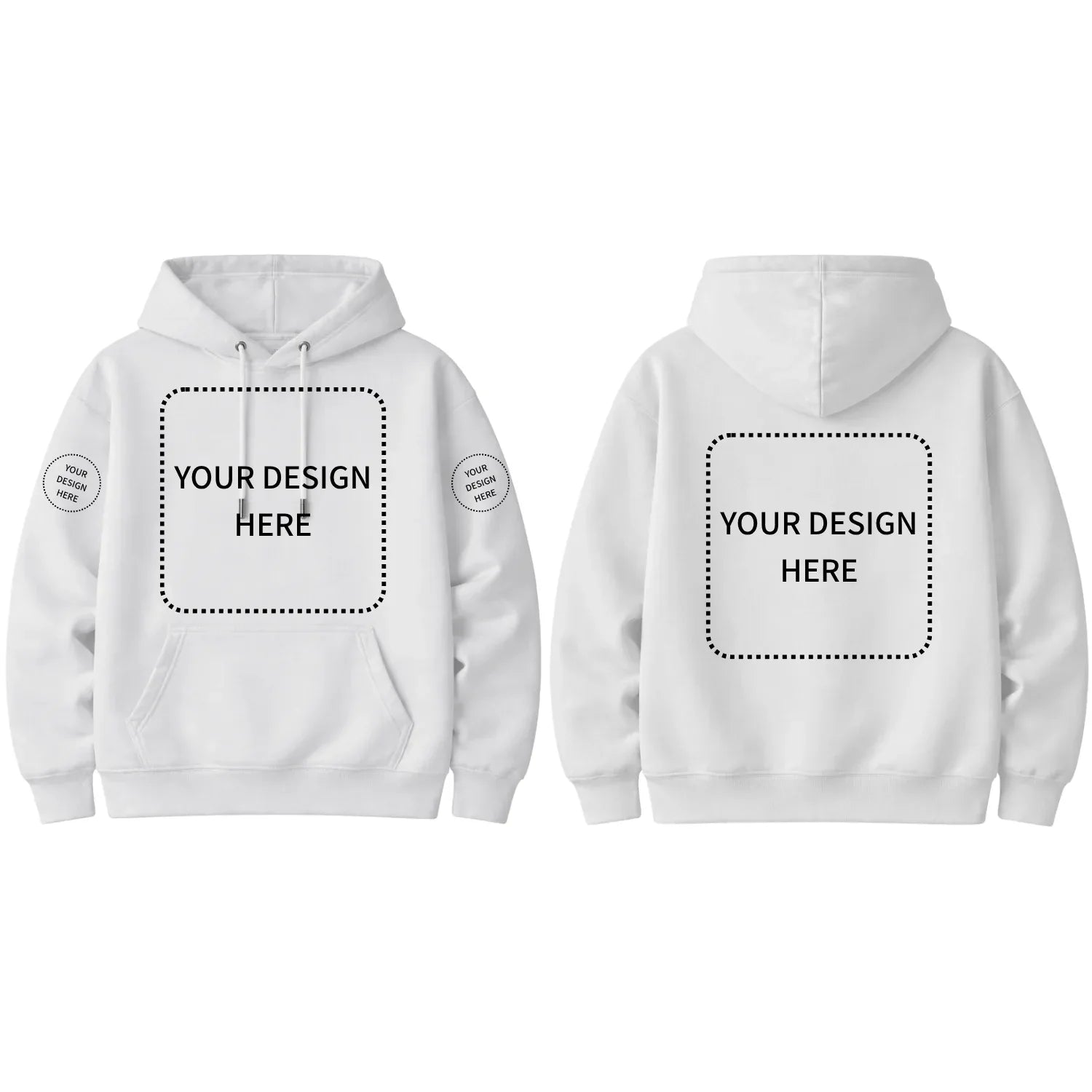 Custom Printed Regular Fit Hoodies