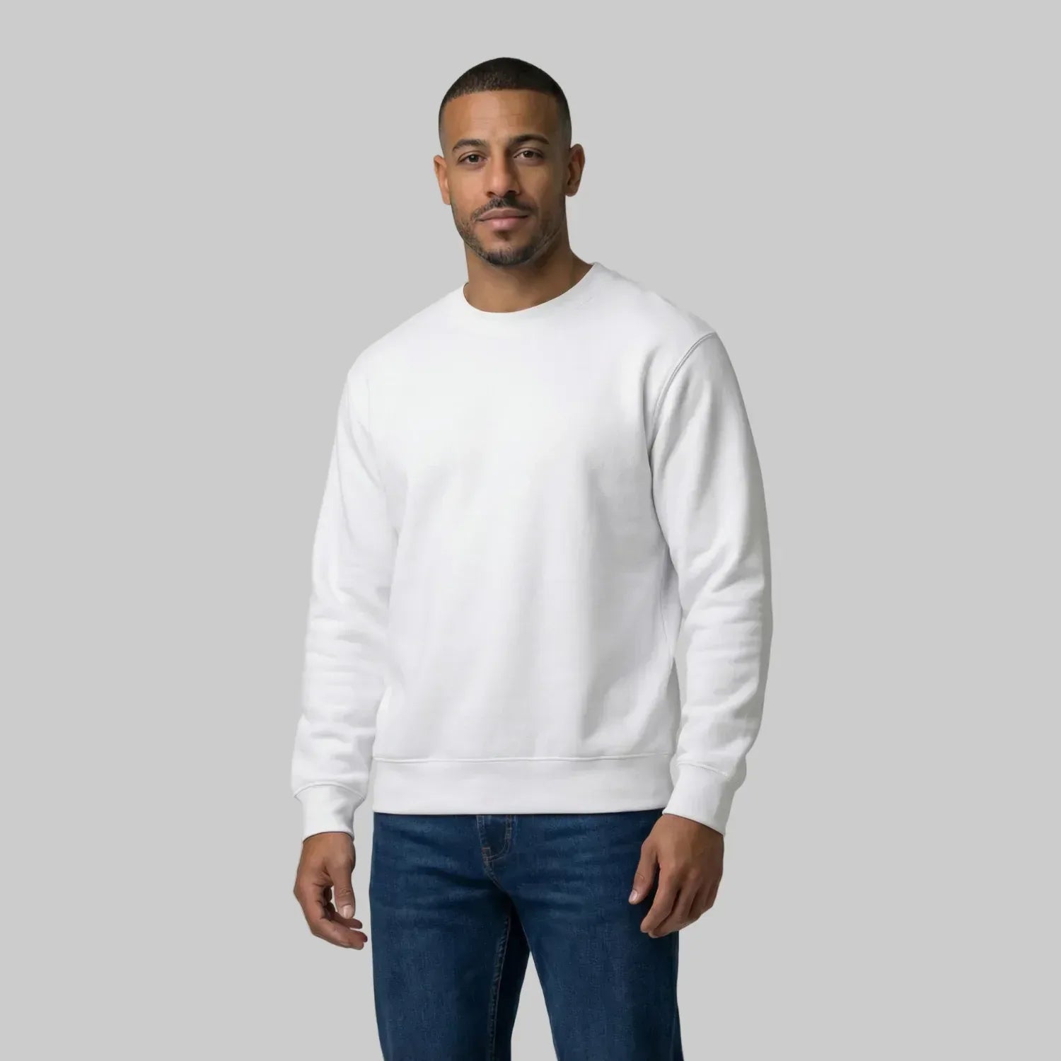 Round Neck Sweatshirts - Artaper
