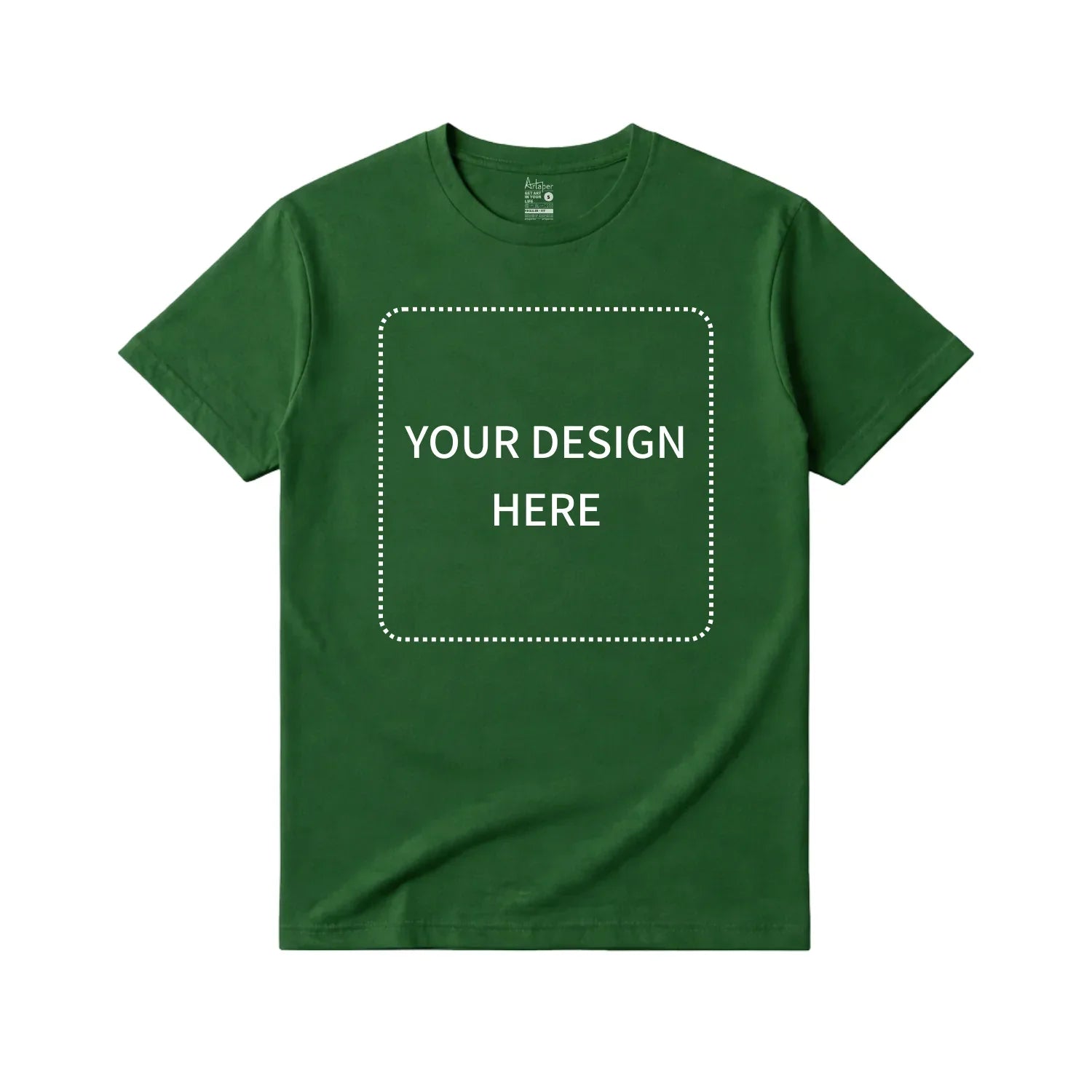 Custom Printed Regular Fit T-shirt - Artaper